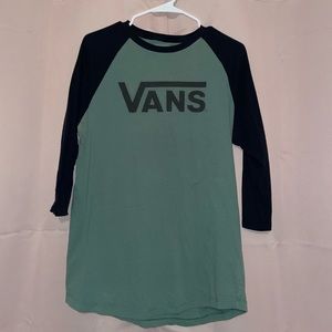 Vans 3/4 sleeve t shirt